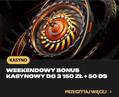 Kalendarz promocji w Spinsy kasyno Spinsy kasyno – karta Weekendowy Bonus Kasynowy do 3 150 zł + 50 DS z ruletką